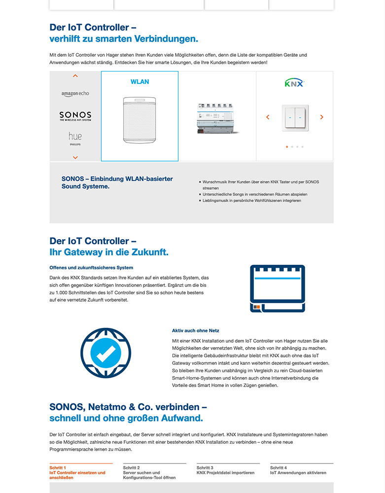 website & configurator