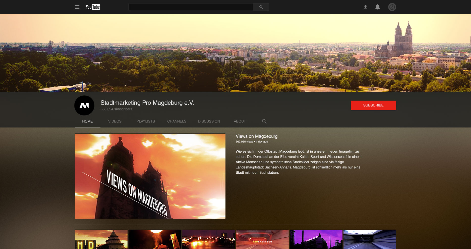 Views on Magdeburg Imagekampagne